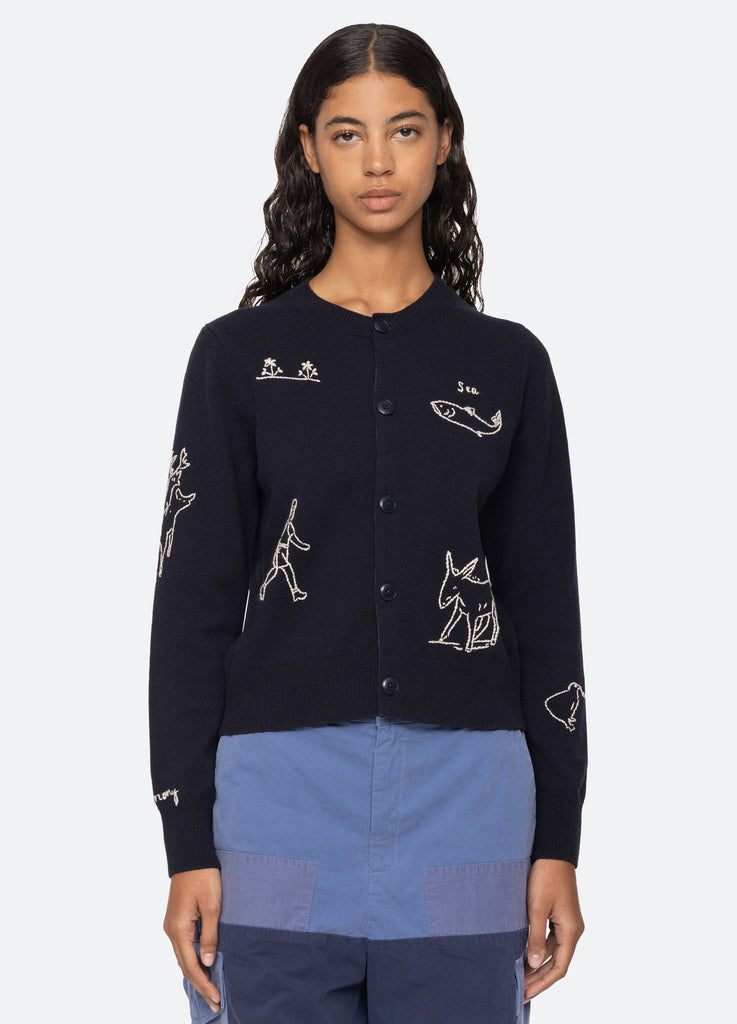 Demi Cardigan – Sea, New York