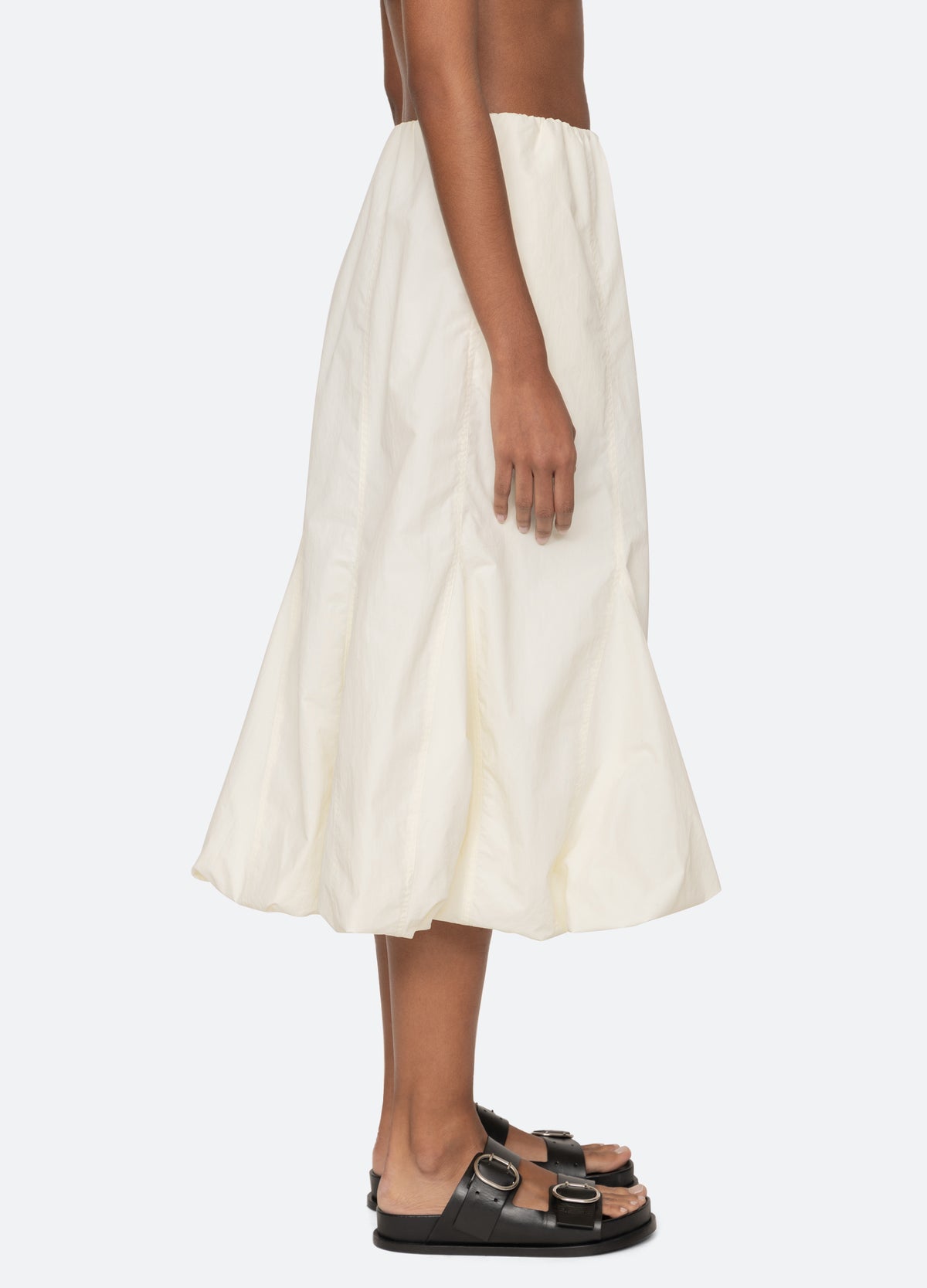 cream-evelyn skirt-side view - 5