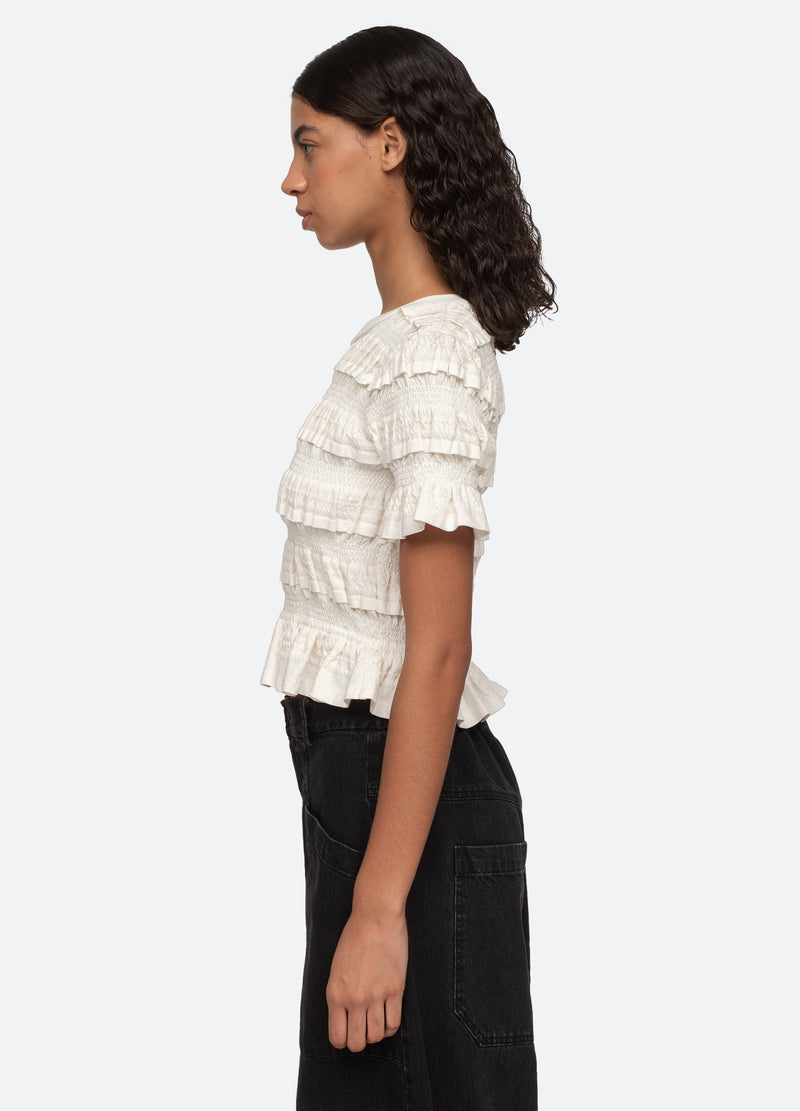 cream-mable s/s top-side view - 4