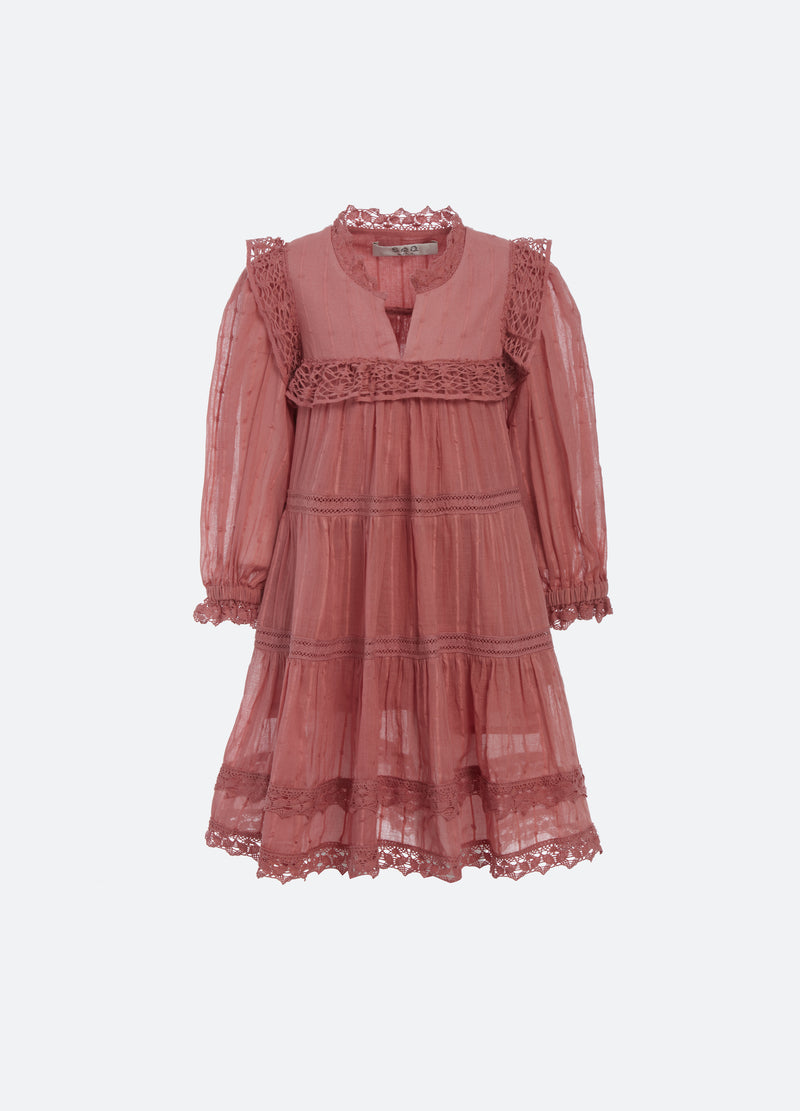 pink-haven kids dress-front view - 1
