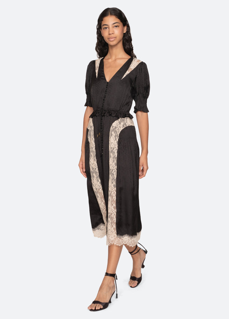 Ethel Midi Dress S / Black | Women