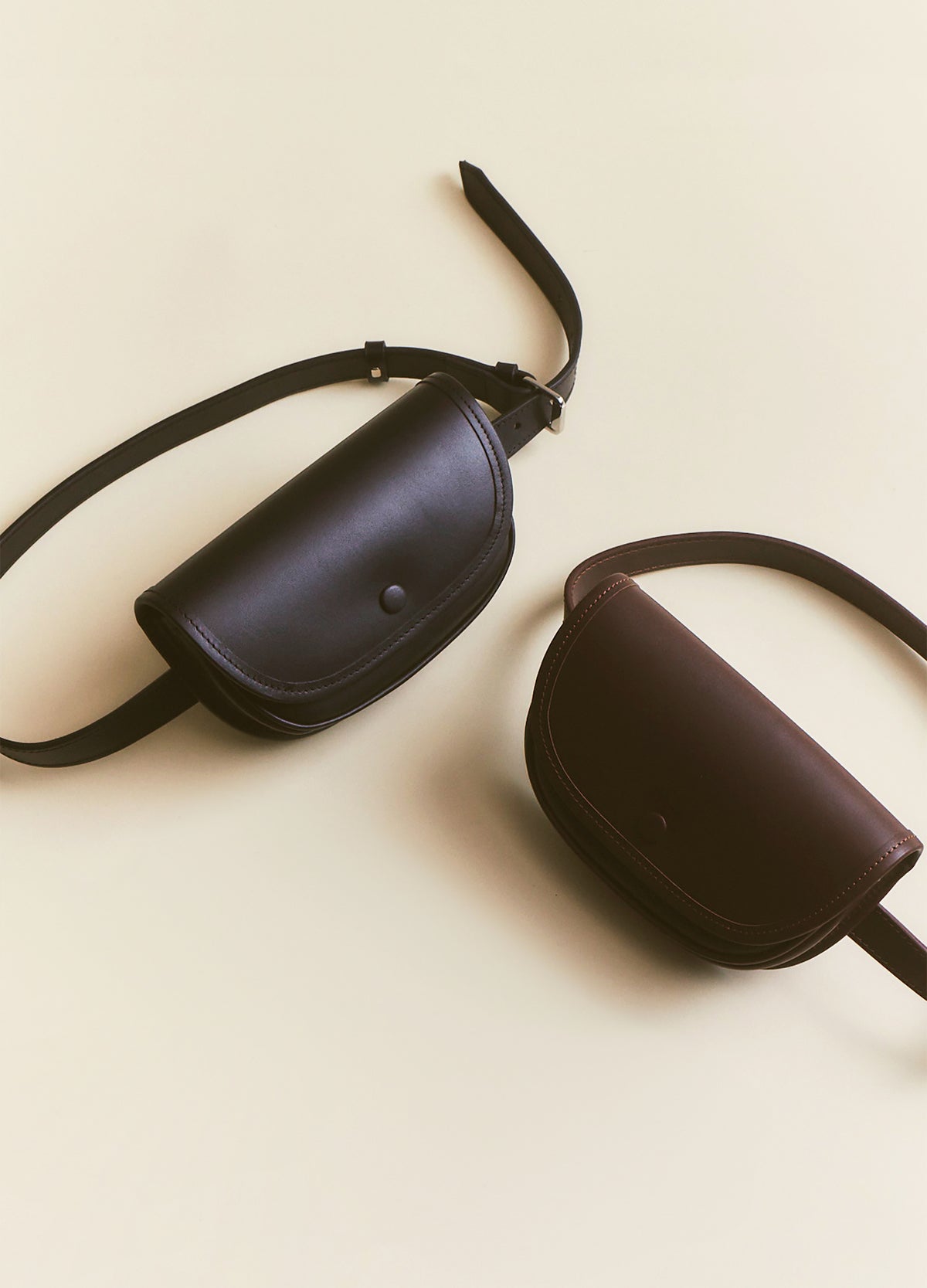 black-alexi belt bag-editorial view