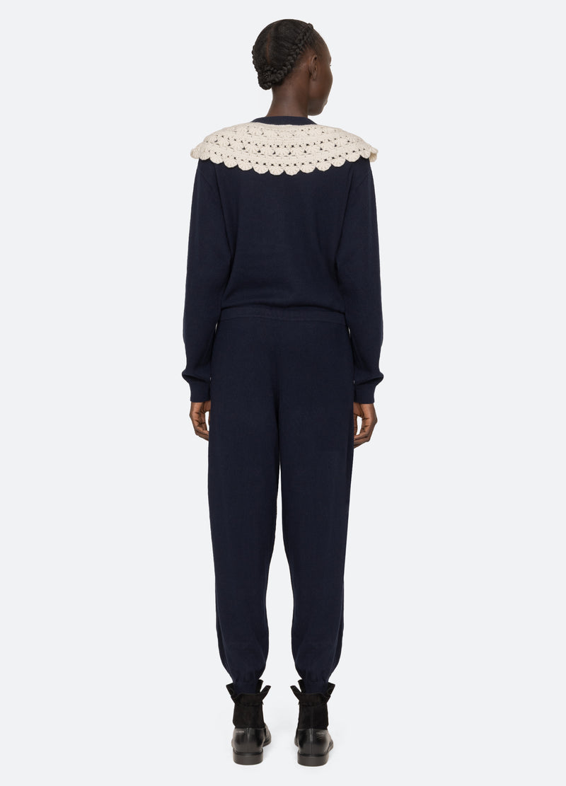 navy-alena jumpsuit-back view - 3