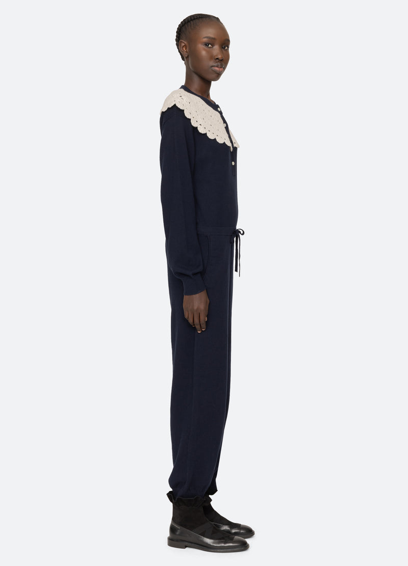 navy-alena jumpsuit-side view - 4