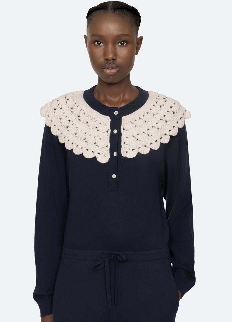 navy-alena jumpsuit-detail view - 8