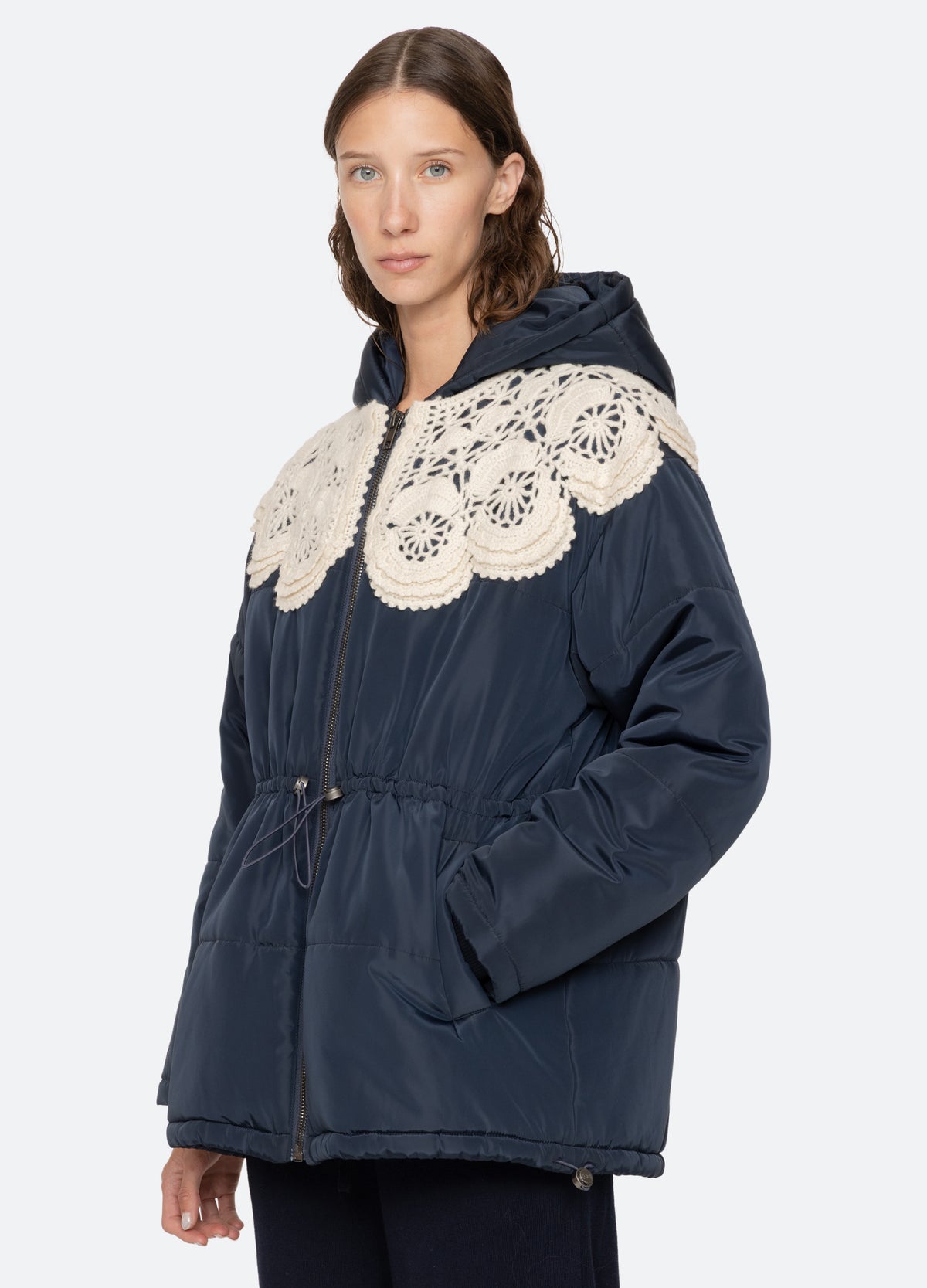 navy-alena jacket-three quarter view - 5