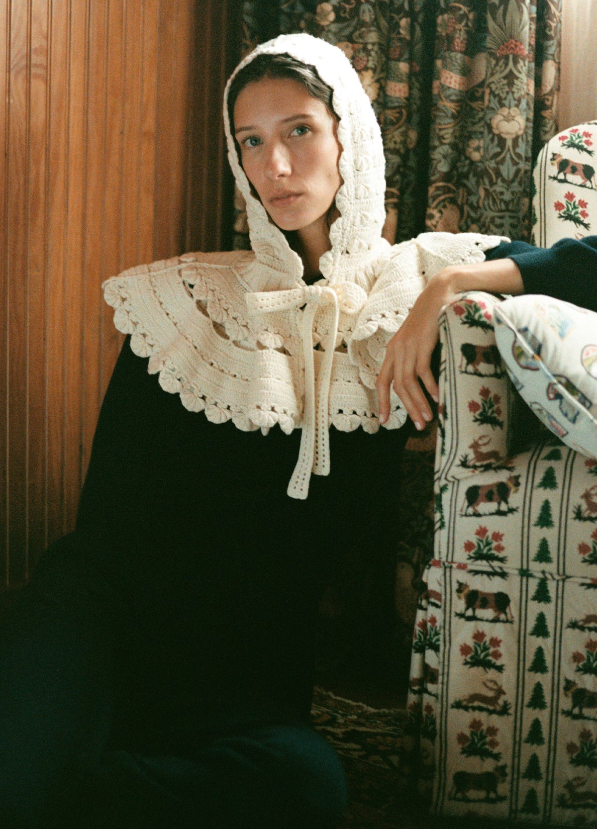 cream-alena balaclava-editorial view - 2