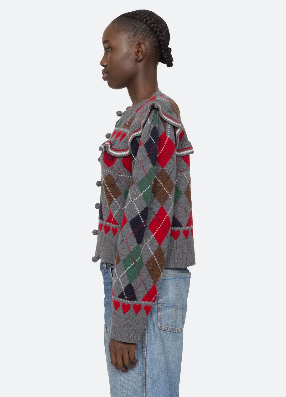 multi-bernie sweater-side view - 4