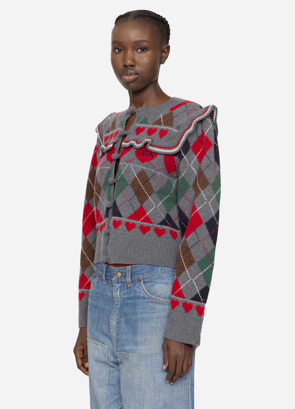 multi-bernie sweater-three quarter view - 5