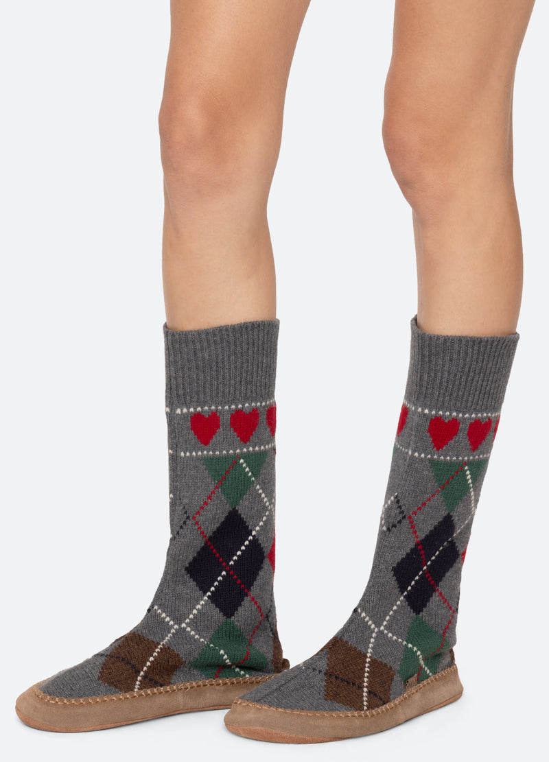 multi-bernie slippers-three quarter view - 5