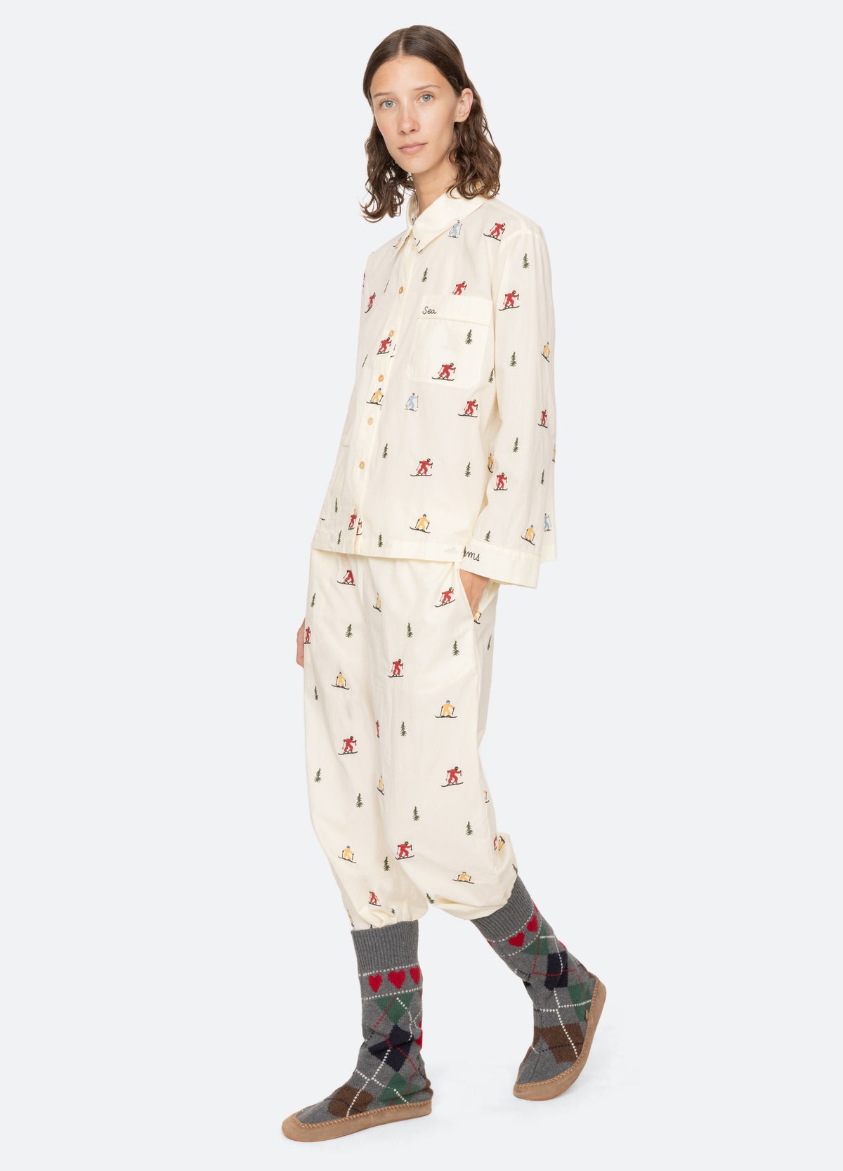 multi-bernie slippers-full body view - 6