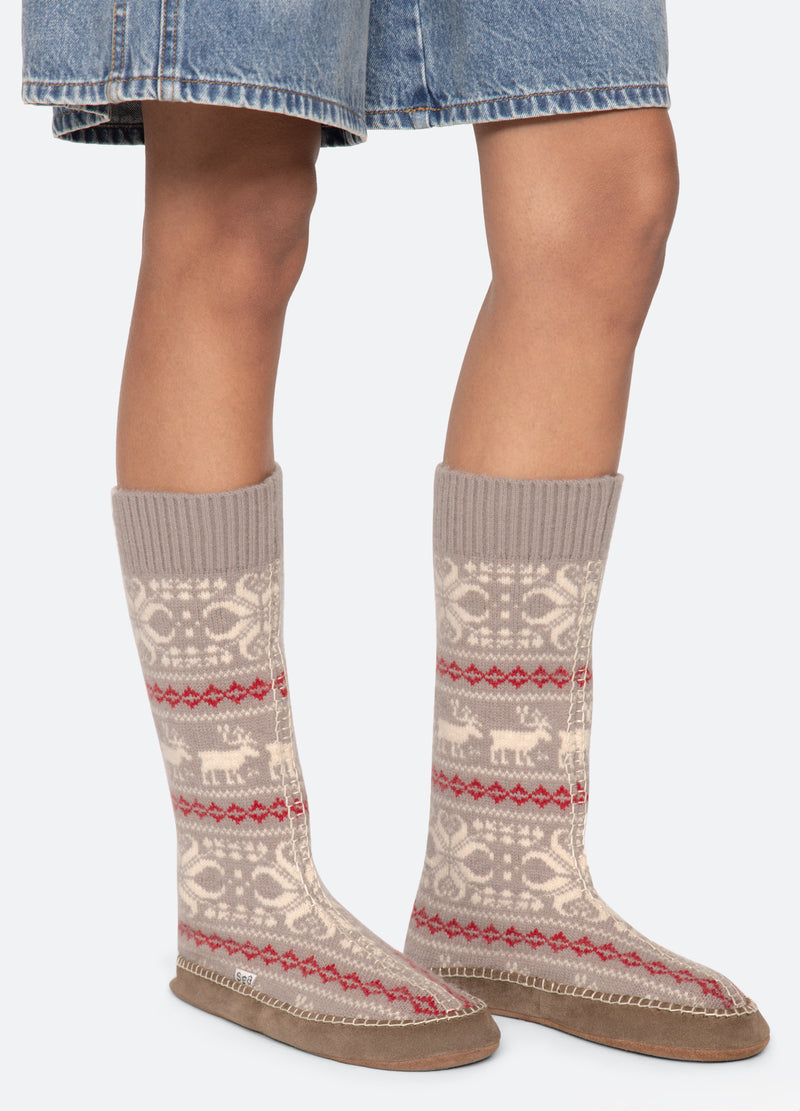 multi-hollis slippers-side view - 5