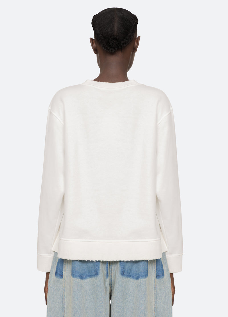 cream-lenore sweatshirt-back view - 3