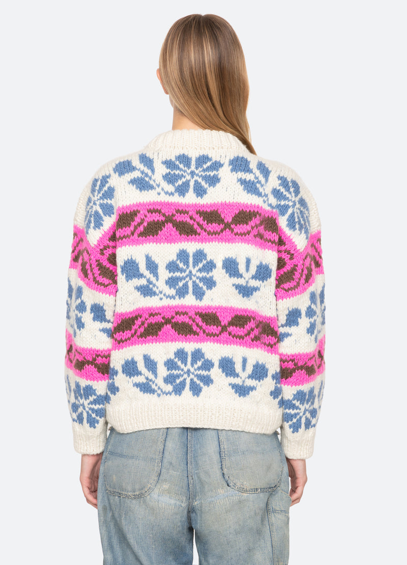 multi-mavis sweater-back view - 3