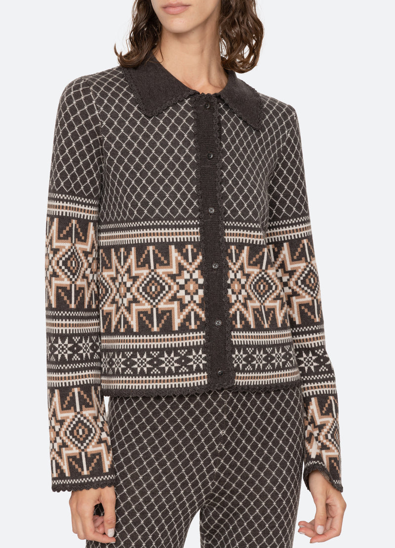 multi-olympia cardigan-detail view - 8