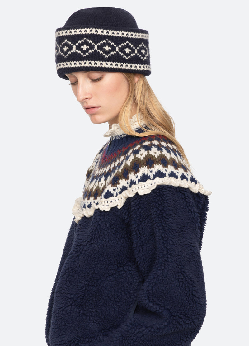 multi-philippa hat-side view - 3