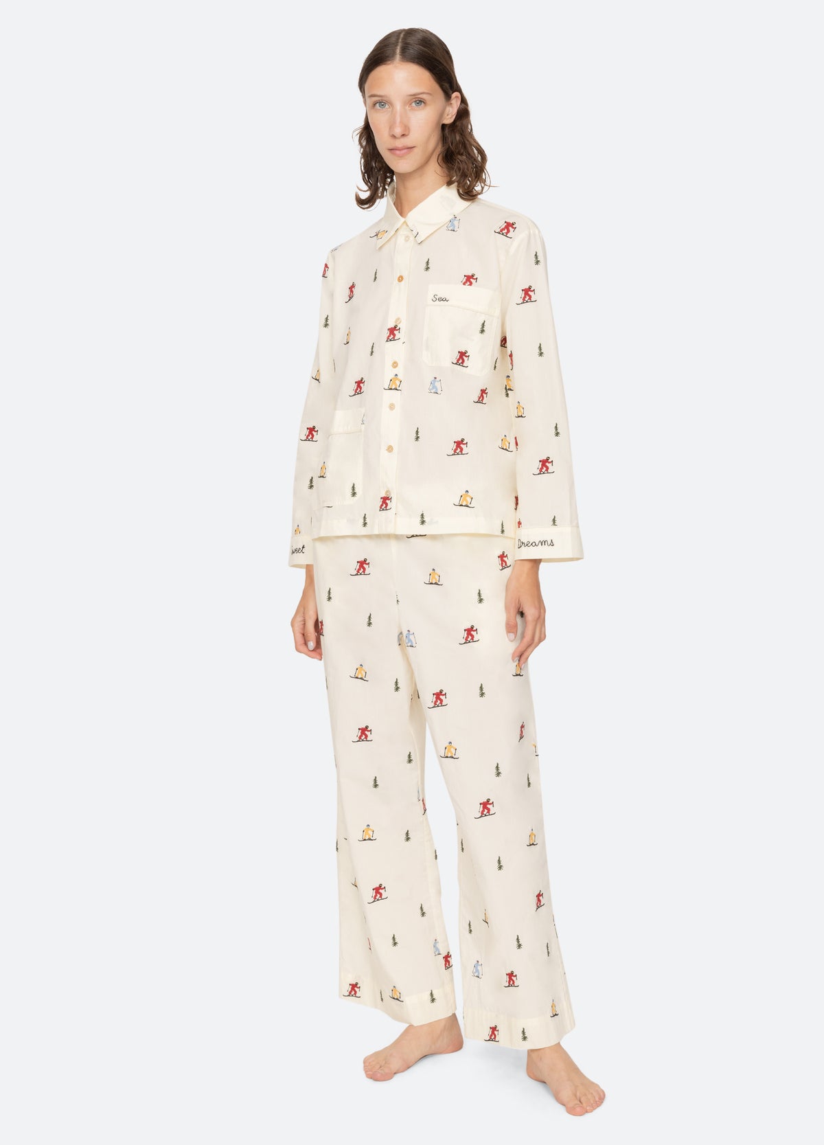 cream-winifred pj set-front view 2 - 6