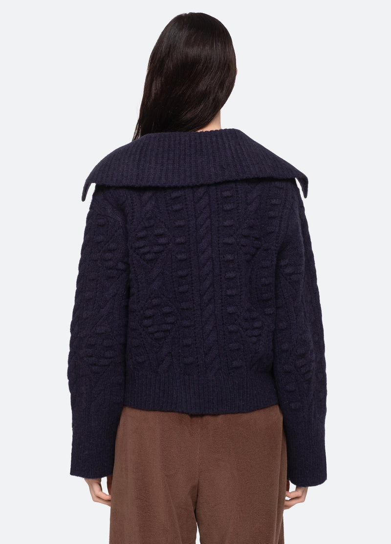navy-cele sweater-back view - 8