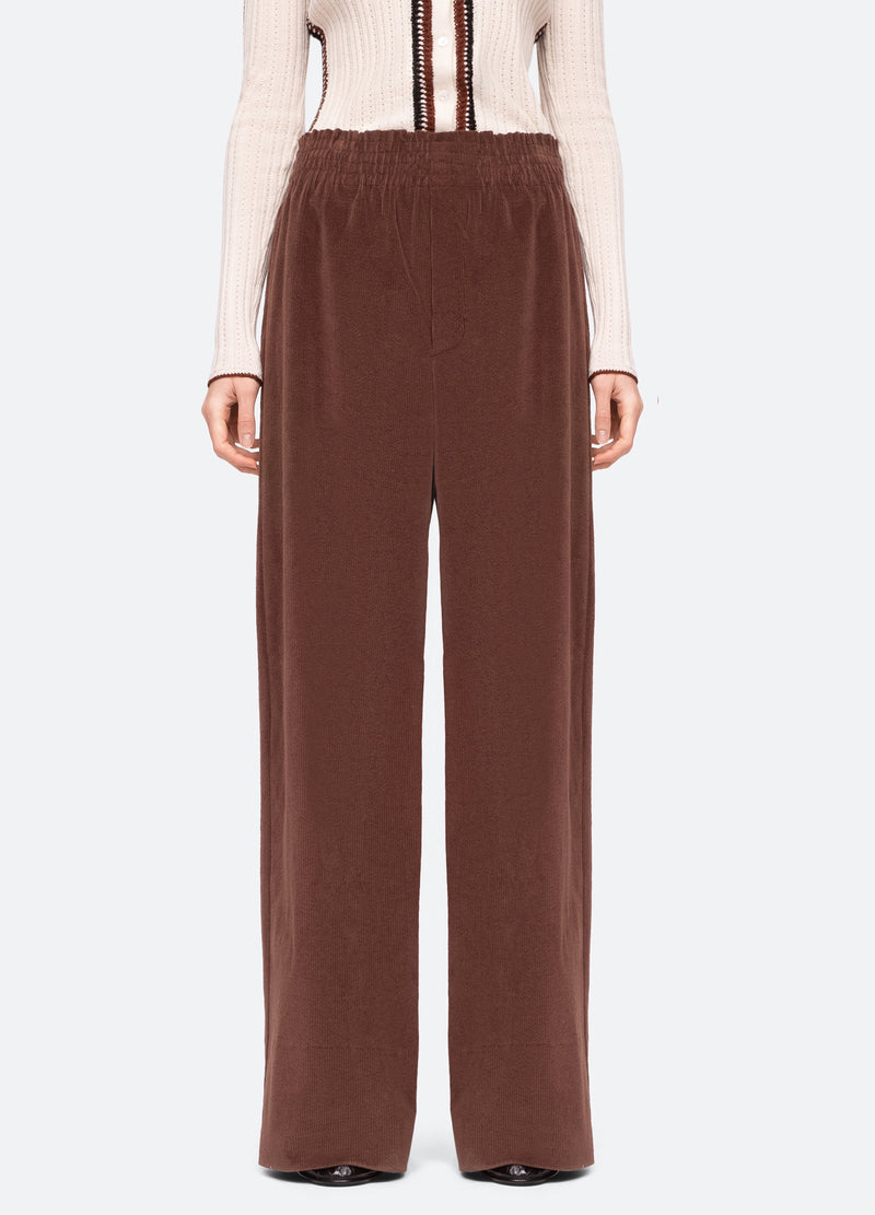 brown-cooper pants-front view - 1