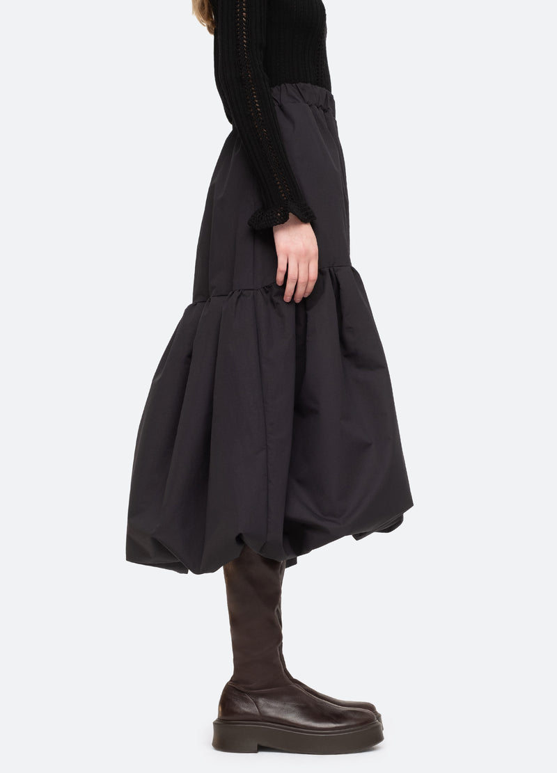 black-macie skirt-side view - 4