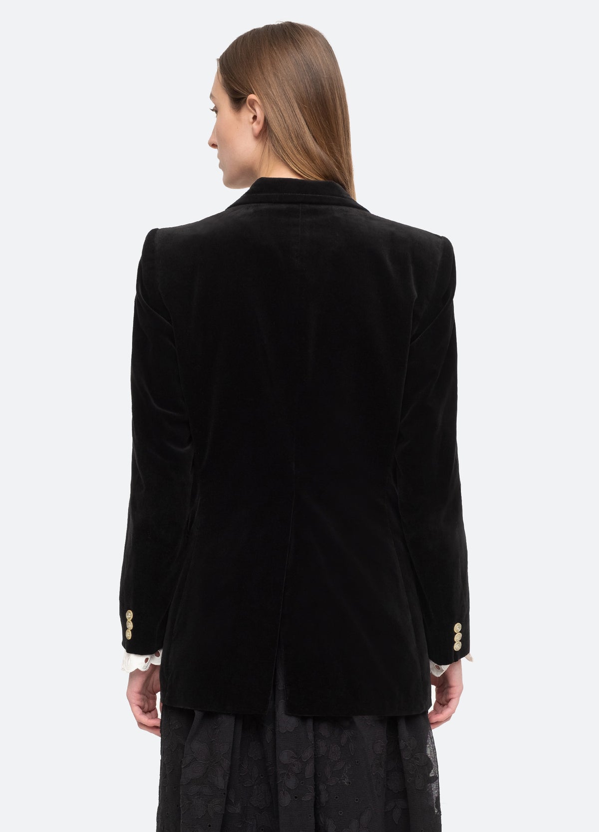 black-eliana jacket-back view - 4