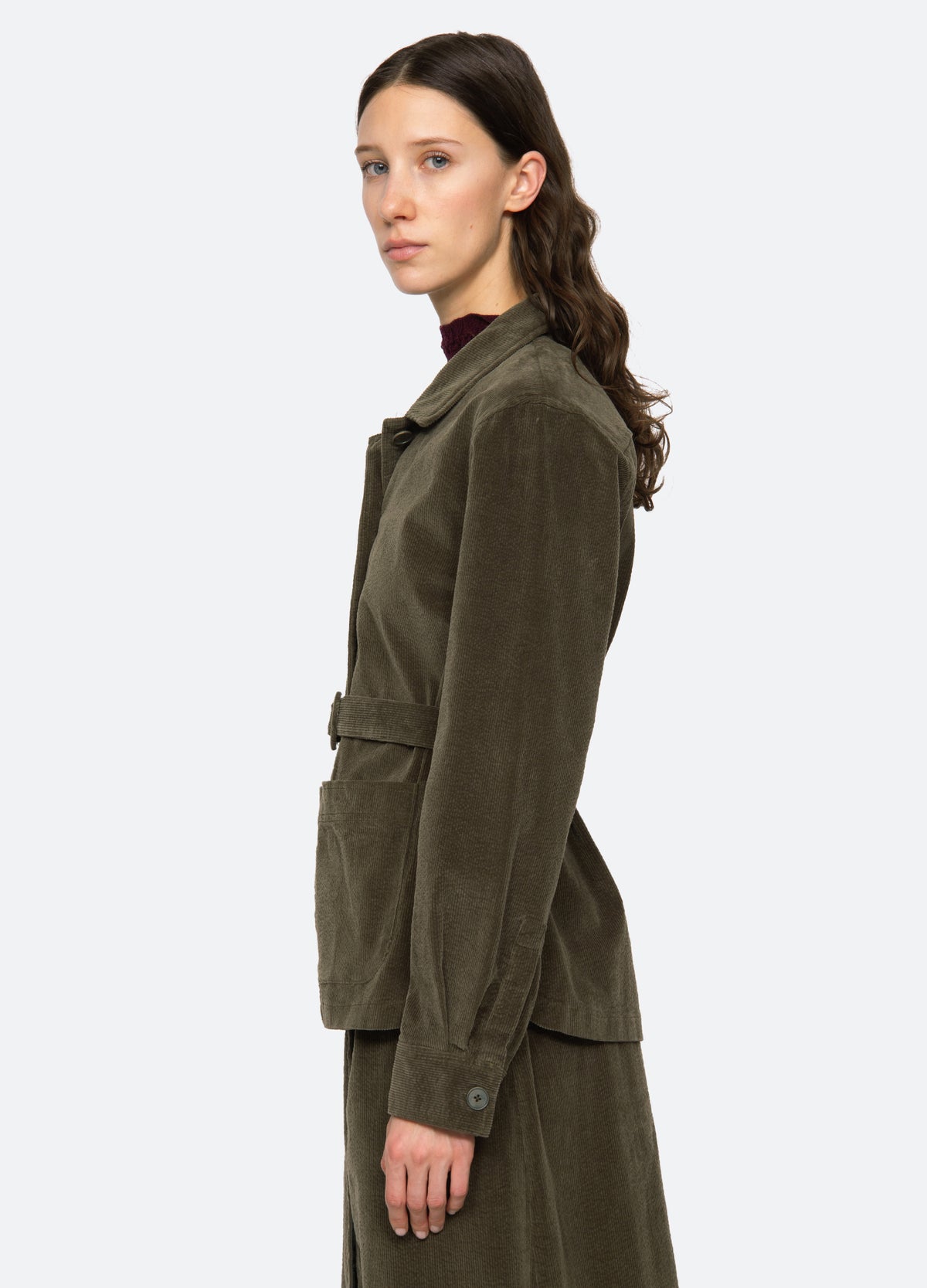 green-carine jacket-side view - 12