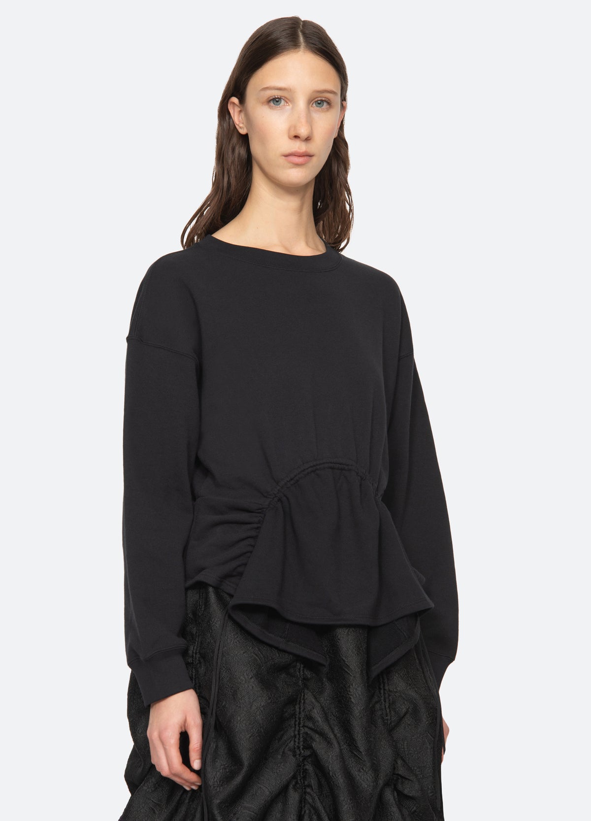 black-elegi sweatshirt-three quarter view - 12