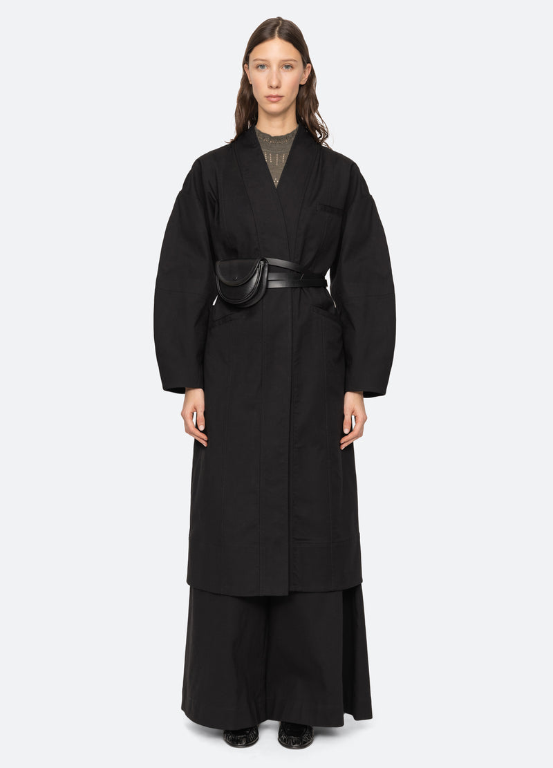 black-kerith coat-front view - 6