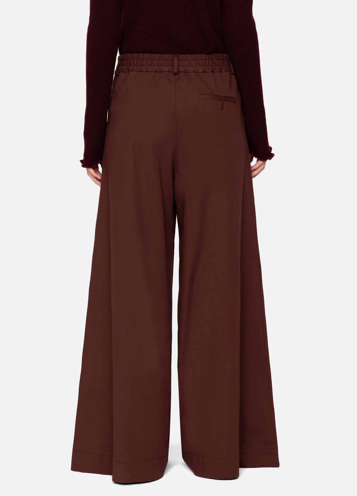 burgundy-kerith pants-back view - 8