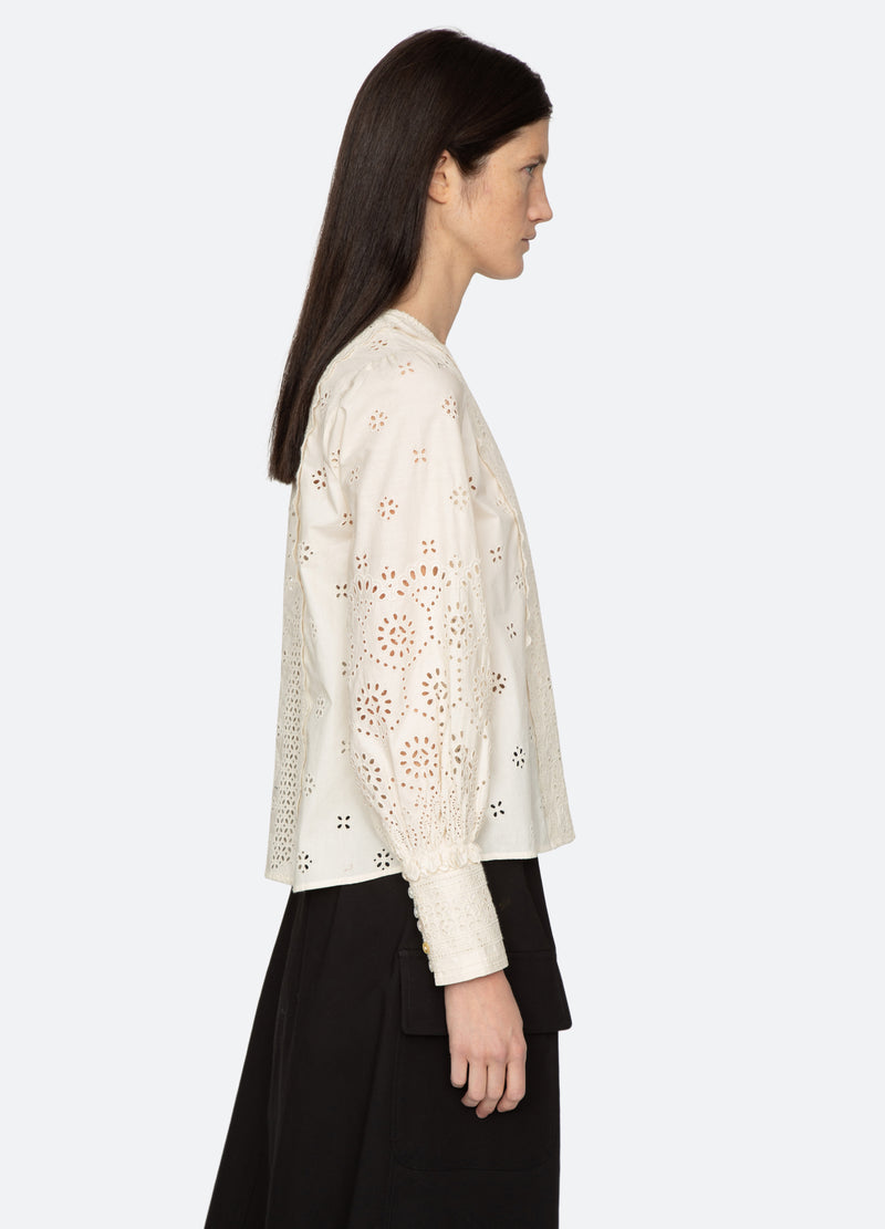 cream-lainey l/s top-side view - 4