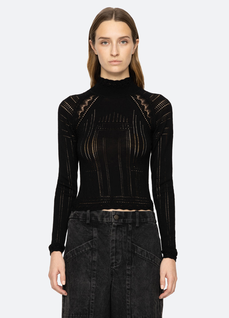 black-paxton turtleneck-front view - 27