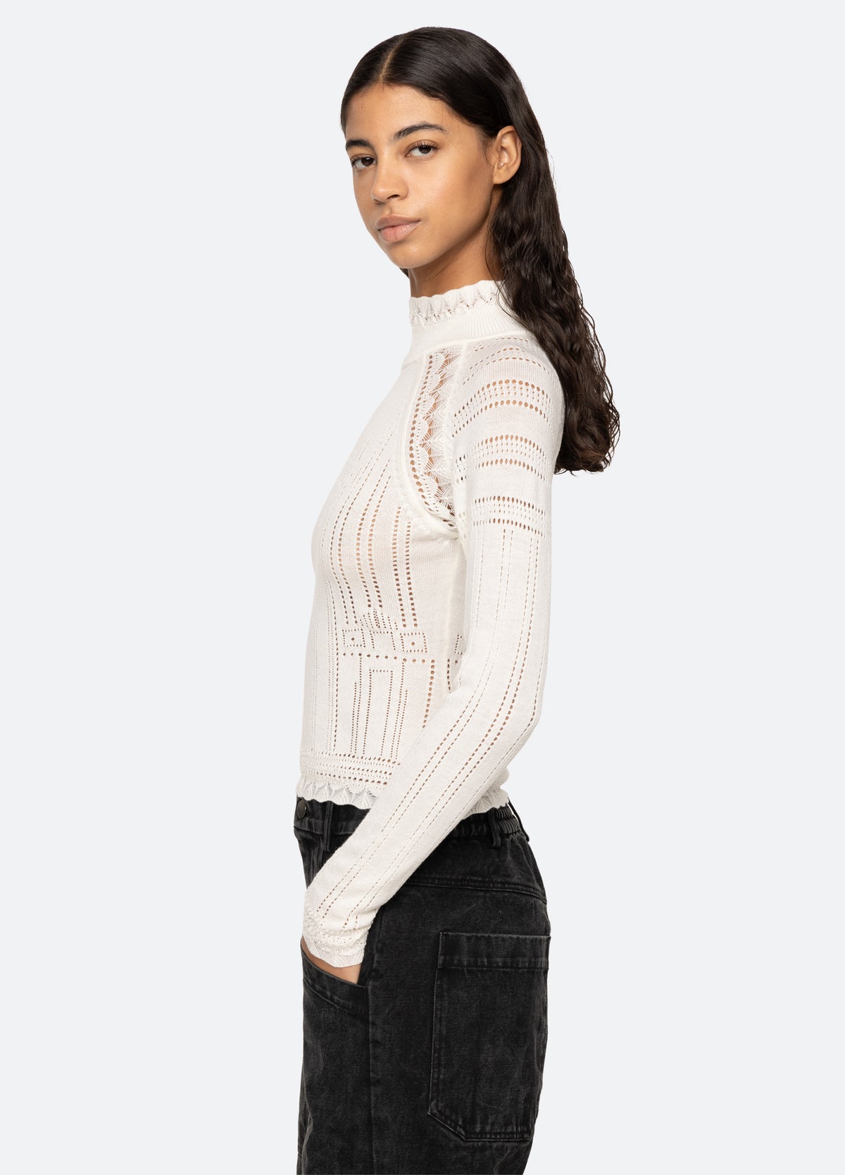 cream-paxton turtleneck-side view - 9