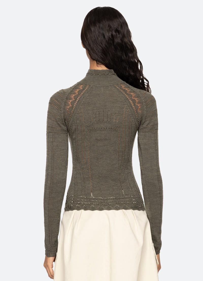 olive-paxton turtleneck-back view - 16