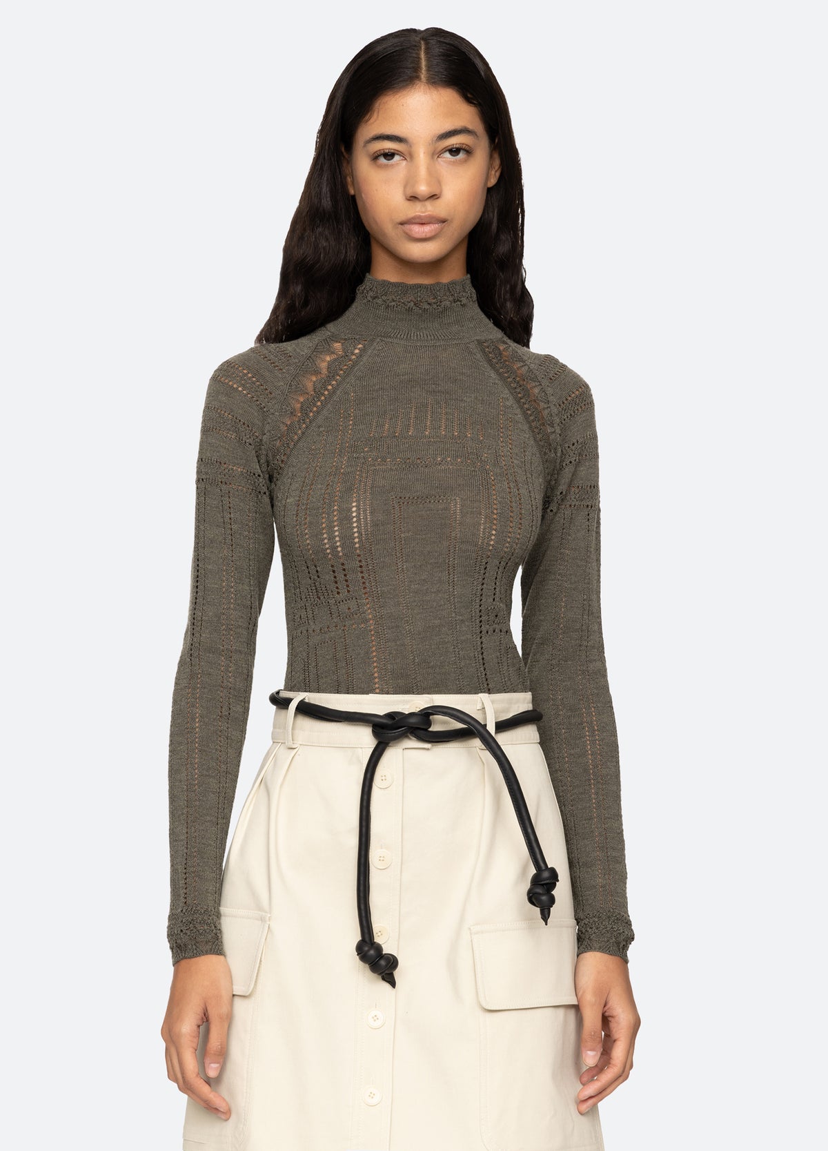 olive-paxton turtleneck-front view 2 - 14