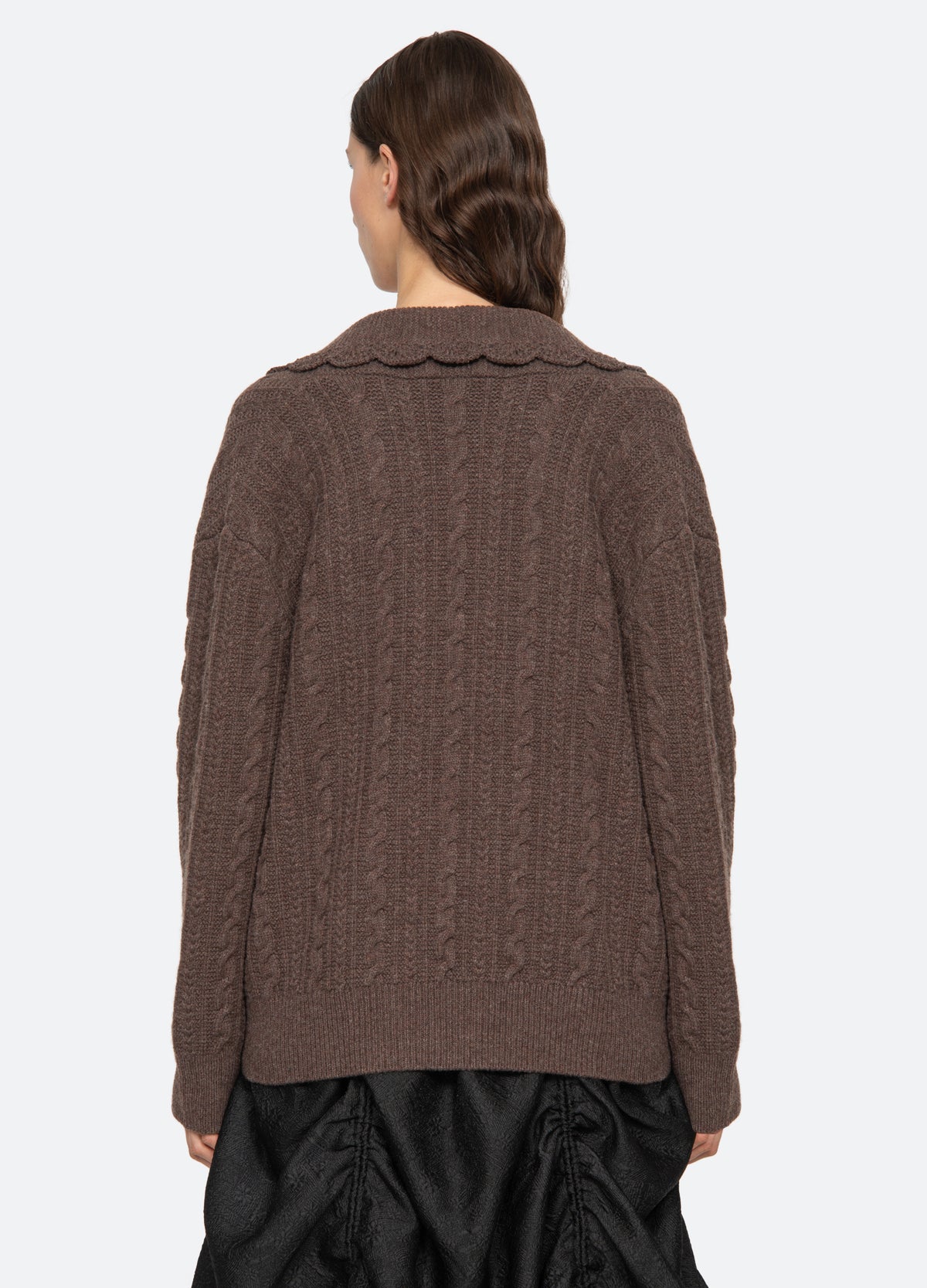 moss-mariella cardigan-back view - 9