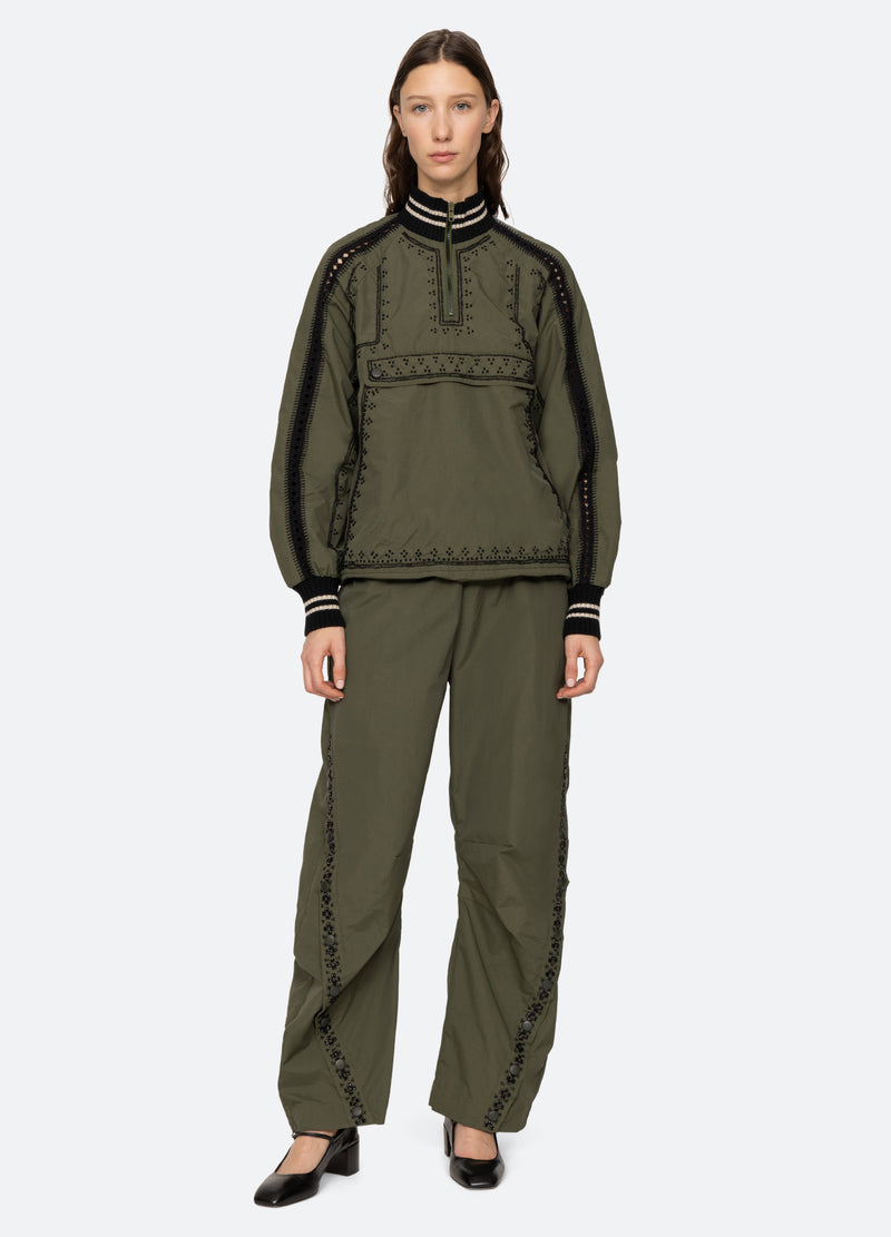 olive-millie windbreaker-full body view - 18