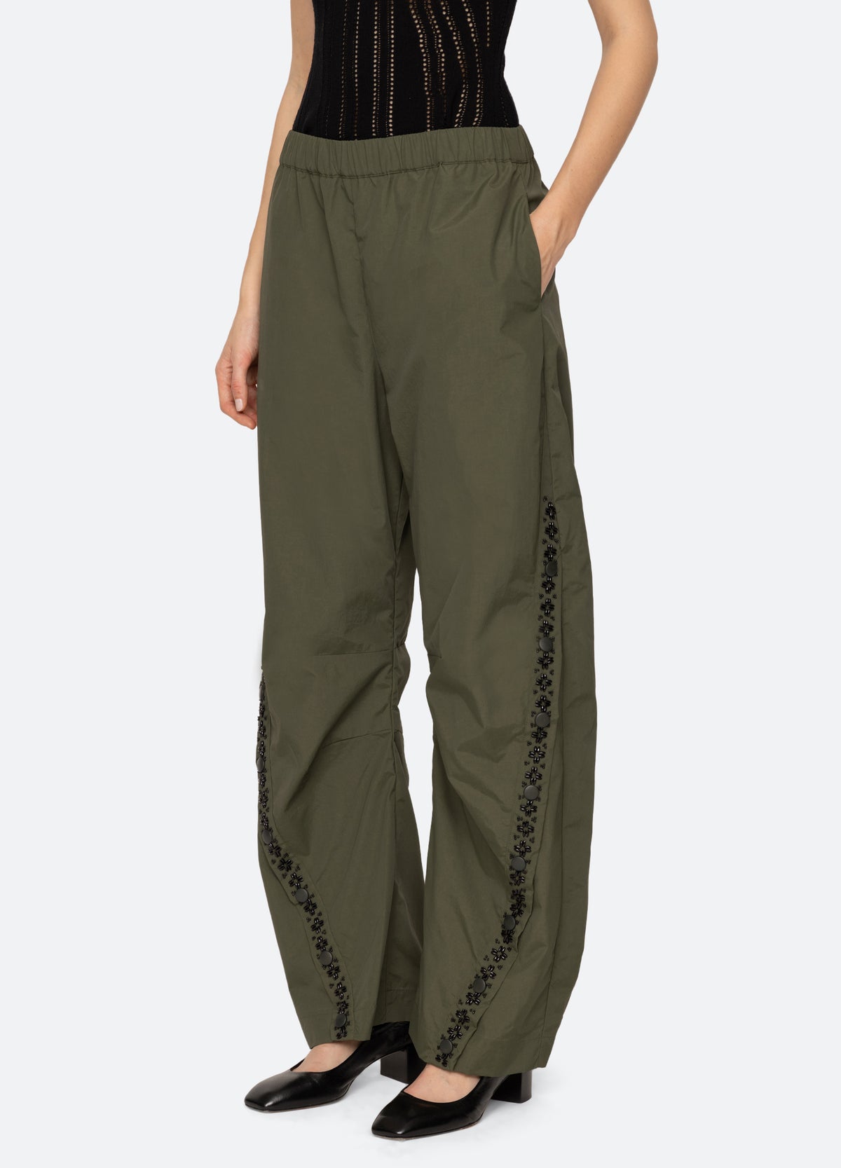 olive-millie pants-three quarter view - 12