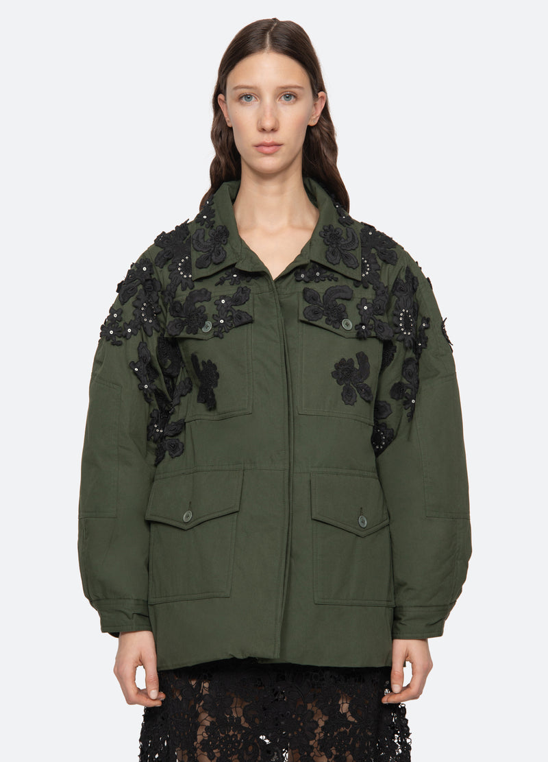 forest-sabine jacket-front view - 3