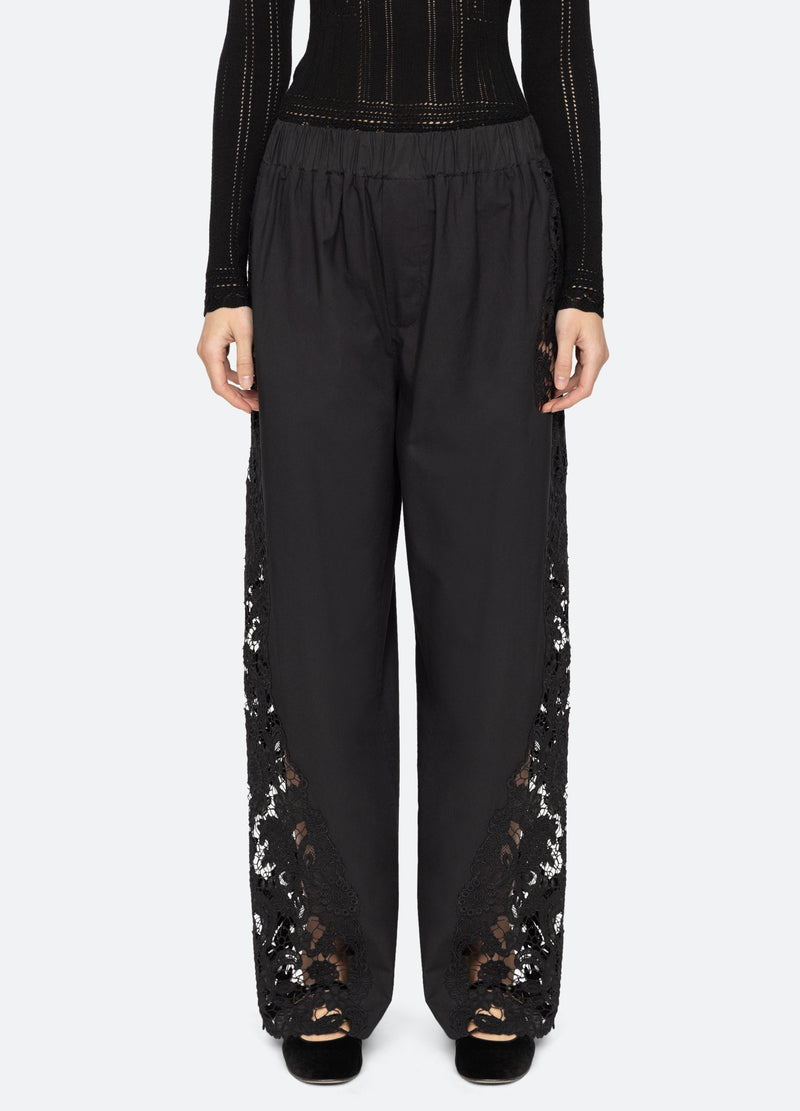 black-sabine pants-front view - 1