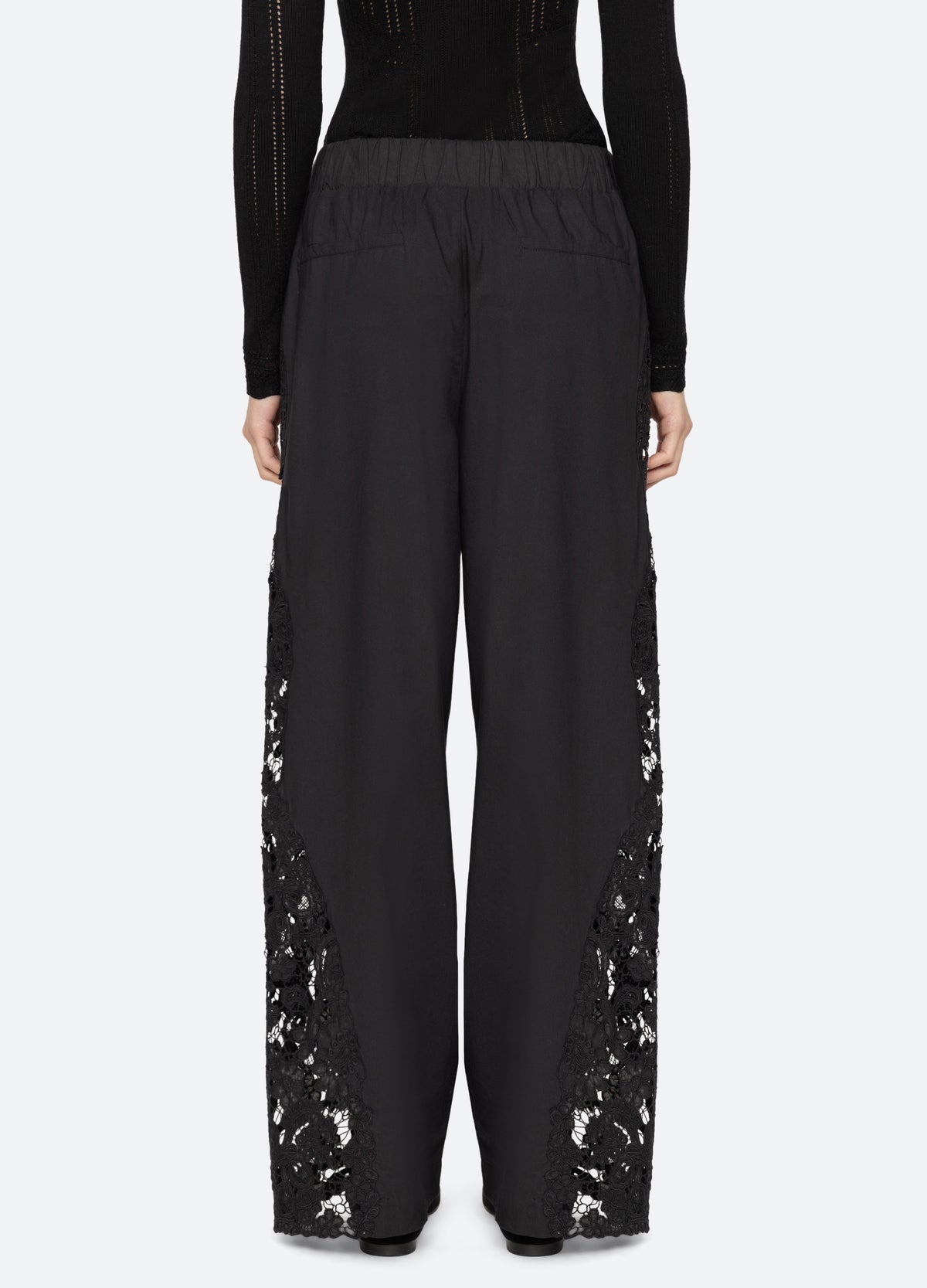 black-sabine pants-back view - 2