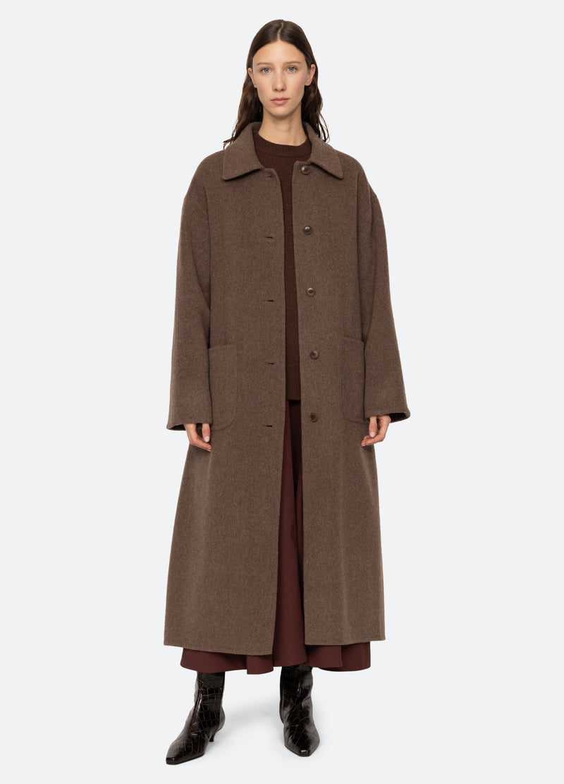 brown-viv coat-front view 2 - 6