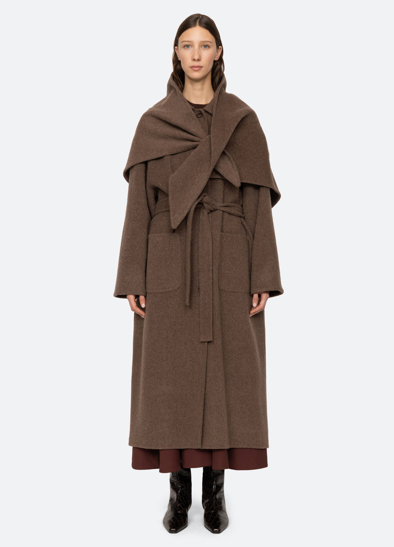 brown-viv coat-front view 3 - 8