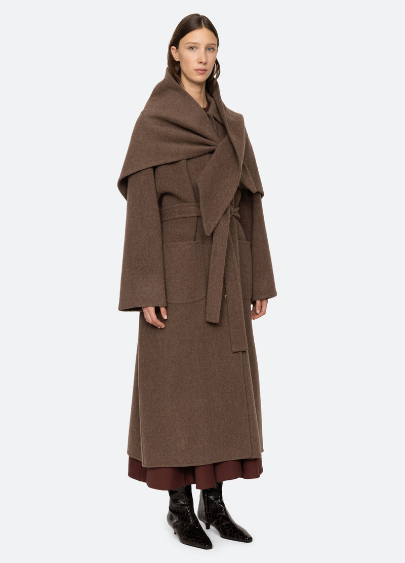 brown-viv coat-three quarter view - 5