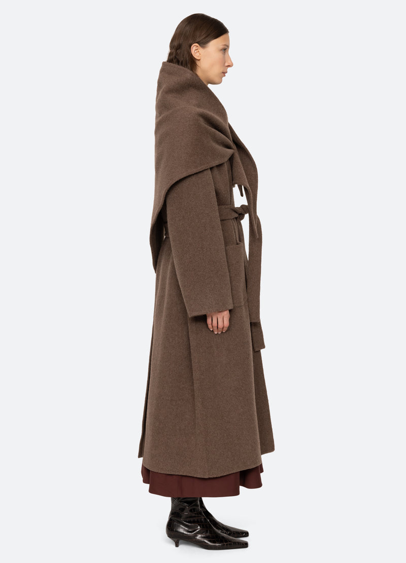 brown-viv coat-side view - 4