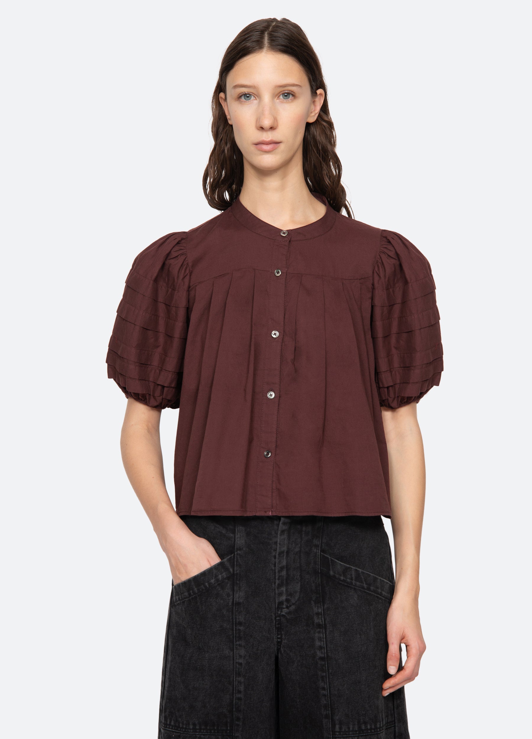 MEER. ☆ WAVE BLOUSE /NYV MEER. ☆ WAVE BLOUSE /NYV