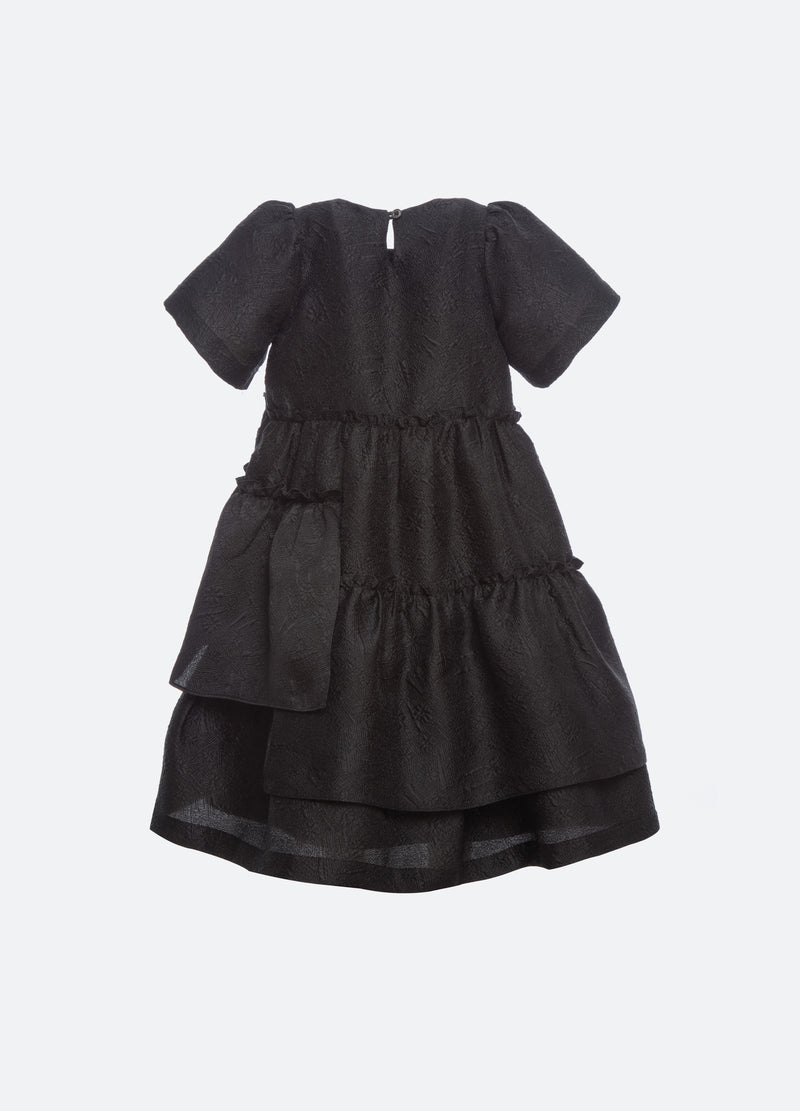 black-elegi kids dress-back view - 3