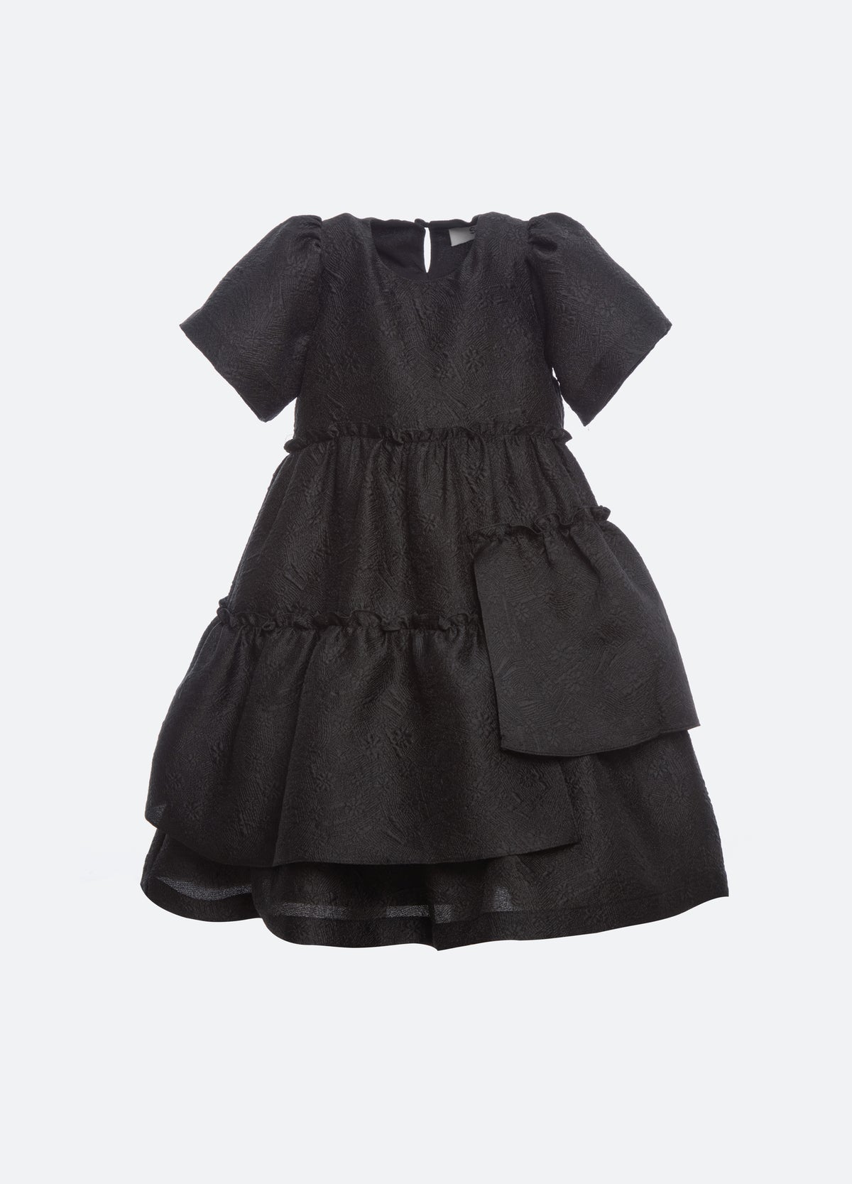 black-elegi kids dress-front view - 2