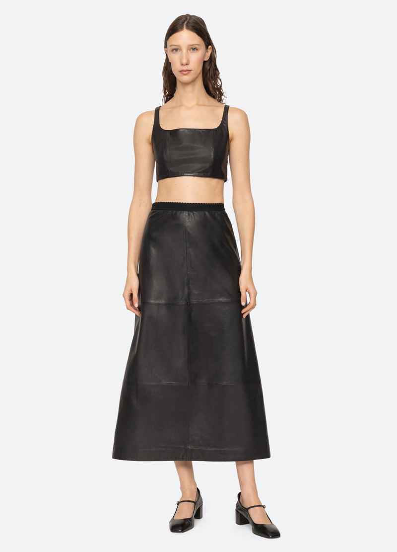 black-lucie skirt-full body view - 7