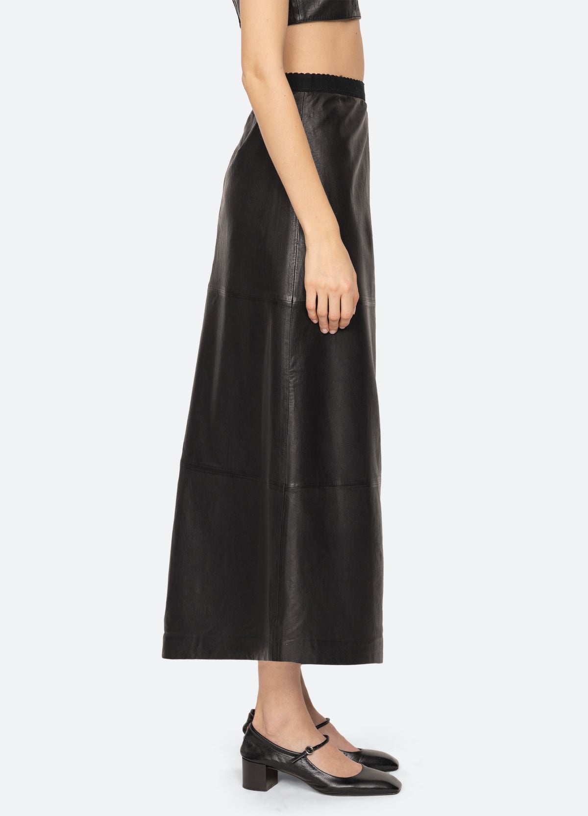 black-lucie skirt-side view - 4