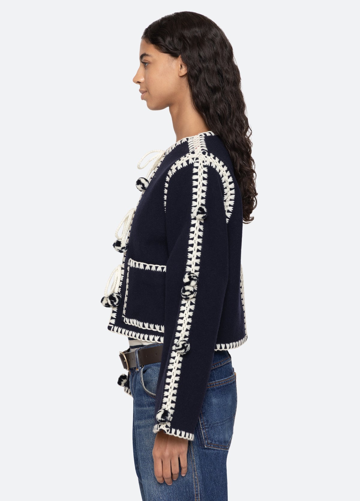 navy-addison jacket-side view - 4